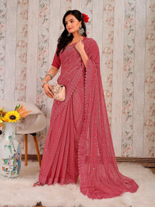 Vraggi Embellished Bollywood Lycra Saree