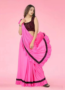 Avsar international Embellished Banarasi Lycra Blend Saree