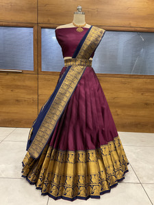 SHREE CREATION Self Design Semi Stitched Lehenga Choli