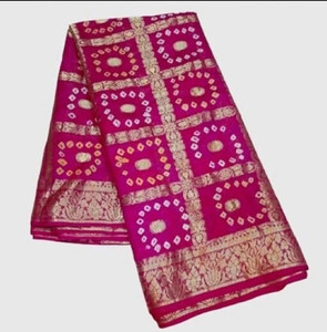 SHUBHA CREATION Woven Bandhani Art Silk Saree