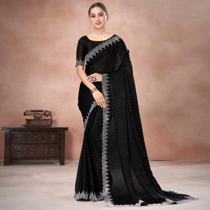 MAYRAAFASHION Embellished Bollywood Art Silk Saree