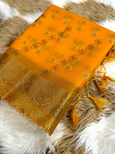 Divastri Embellished Banarasi Organza Saree