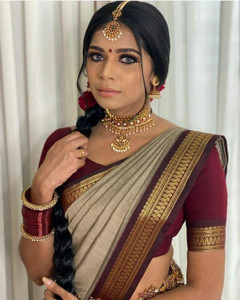 PRANJAL ART Woven Banarasi Jacquard Saree