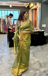 Banaras silk palace Woven Kanjivaram Tissue Saree