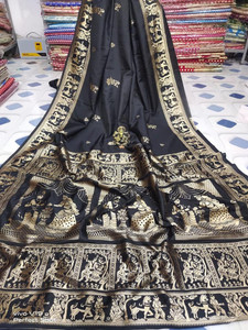 EEVLI Woven Baluchari Art Silk, Silk Blend Saree