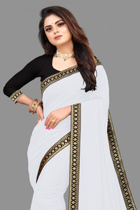 Sangath Embroidered Bollywood Georgette Saree