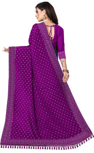 vishnu laxmi creation Self Design Chanderi Art Silk Saree