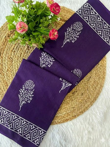 NENUBRITY Printed Handloom Pure Cotton Saree