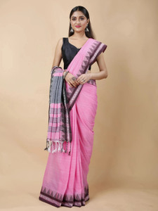 DipDiya Woven Handloom Pure Cotton Saree