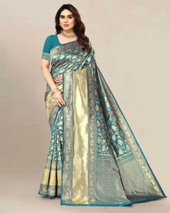 Pdfabrics Embellished Banarasi Art Silk Saree