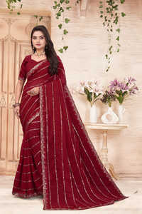 riddhisa fashion Embroidered Bollywood Net Saree