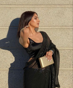 zili Embellished Bollywood Georgette Saree