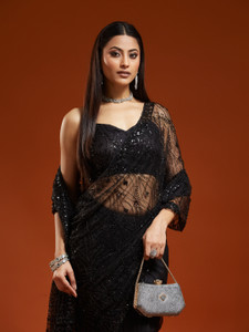 KASEE Embroidered Bollywood Net Saree