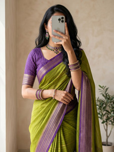 BOLOKA Printed Bollywood Art Silk, Silk Blend Saree