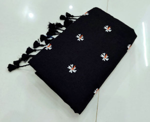 GulabiSaheba Embroidered Handloom Khadi Saree