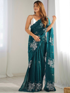 RHEY Embroidered Bollywood Georgette Saree