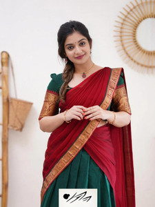 SWAMI STUDIO Woven Kanjivaram Art Silk Saree