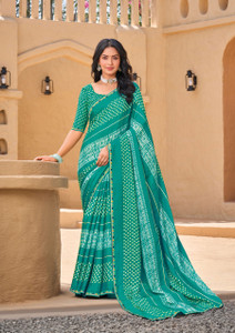 Laxmipati sarees Printed Bollywood Silk Blend Saree