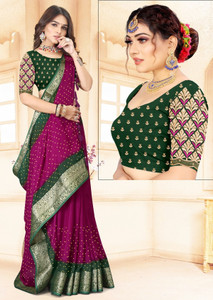 Dori Printed Bollywood Chiffon Saree