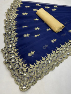 ARVAT FAB Embroidered Bollywood Georgette Saree