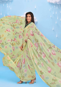 Laxmipati sarees Printed Daily Wear Georgette Saree