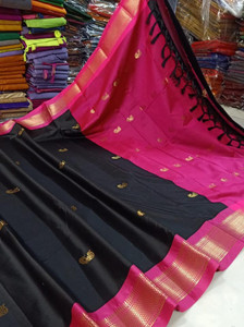 Fab Silk Embroidered Mysore Cotton Silk Saree