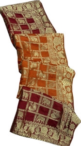 MINE CHOICE Woven Bollywood Art Silk, Jacquard Saree