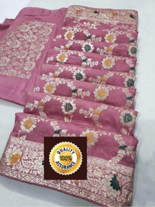 Homigoz Woven Banarasi Pure Silk Saree