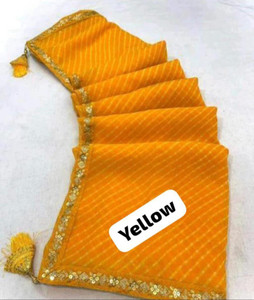 harshit designer Geometric Print Leheria Silk Blend Saree