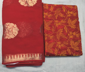 The Fashion Attire Temple Border Bollywood Georgette Saree