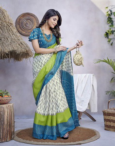 YASHIKA Printed Daily Wear Art Silk Saree