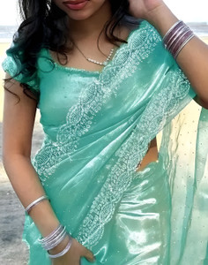 renbriza Embellished Bollywood Jimmy Jimmy Saree