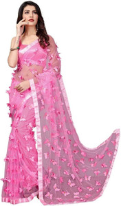 NEW SIFOZ Embroidered Bollywood Net Saree