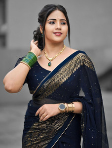 Samah Printed Bollywood Georgette, Chiffon Saree