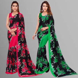 kashvi sarees Printed Daily Wear Georgette Saree
