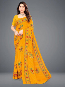 Dedkada Fab Printed Daily Wear Georgette Saree