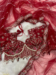 FILIB LONDON Embroidered Handloom Organza Saree