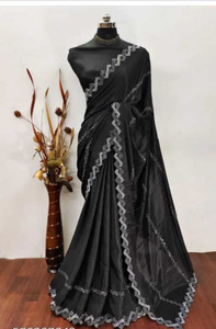 ISHREESTORE Self Design Bollywood Georgette Saree