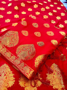 Banaras silk palace Woven Banarasi Chiffon Saree