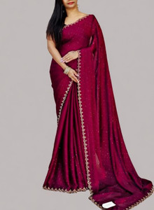 KAKADIYA CREATION Embellished Bollywood Chiffon Saree