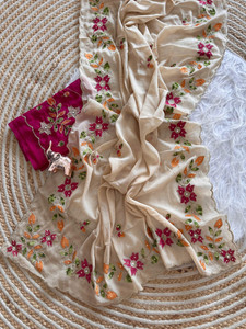 PS CLOSET Woven Bollywood Pure Silk Saree