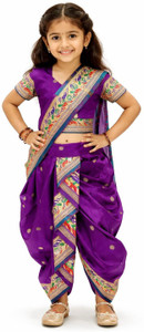 N S TREND Embroidered Paithani Satin Saree