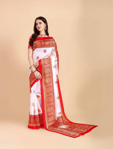 RichEraa Woven Banarasi Cotton Silk Saree