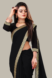 Aai shree khodiyar Embellished Daily Wear Georgette Saree