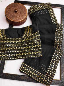 LADYSUTRA Embellished Bollywood Net Saree