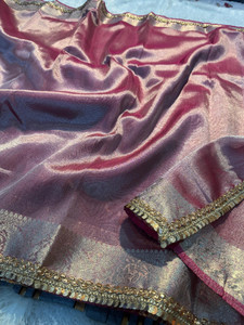 Banaras silk palace Woven Banarasi Tissue Saree
