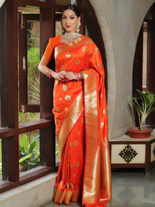 signagraph Woven, Embroidered Banarasi Art Silk, Tussar Silk Saree