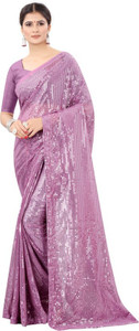 PRISHA SAREES Embellished Bollywood Georgette Saree
