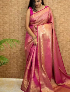 kalhari Self Design Banarasi Jacquard Saree