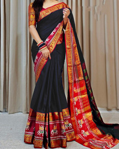 SuperLaxmi Woven, Temple Border Narayanpet Cotton Silk Saree